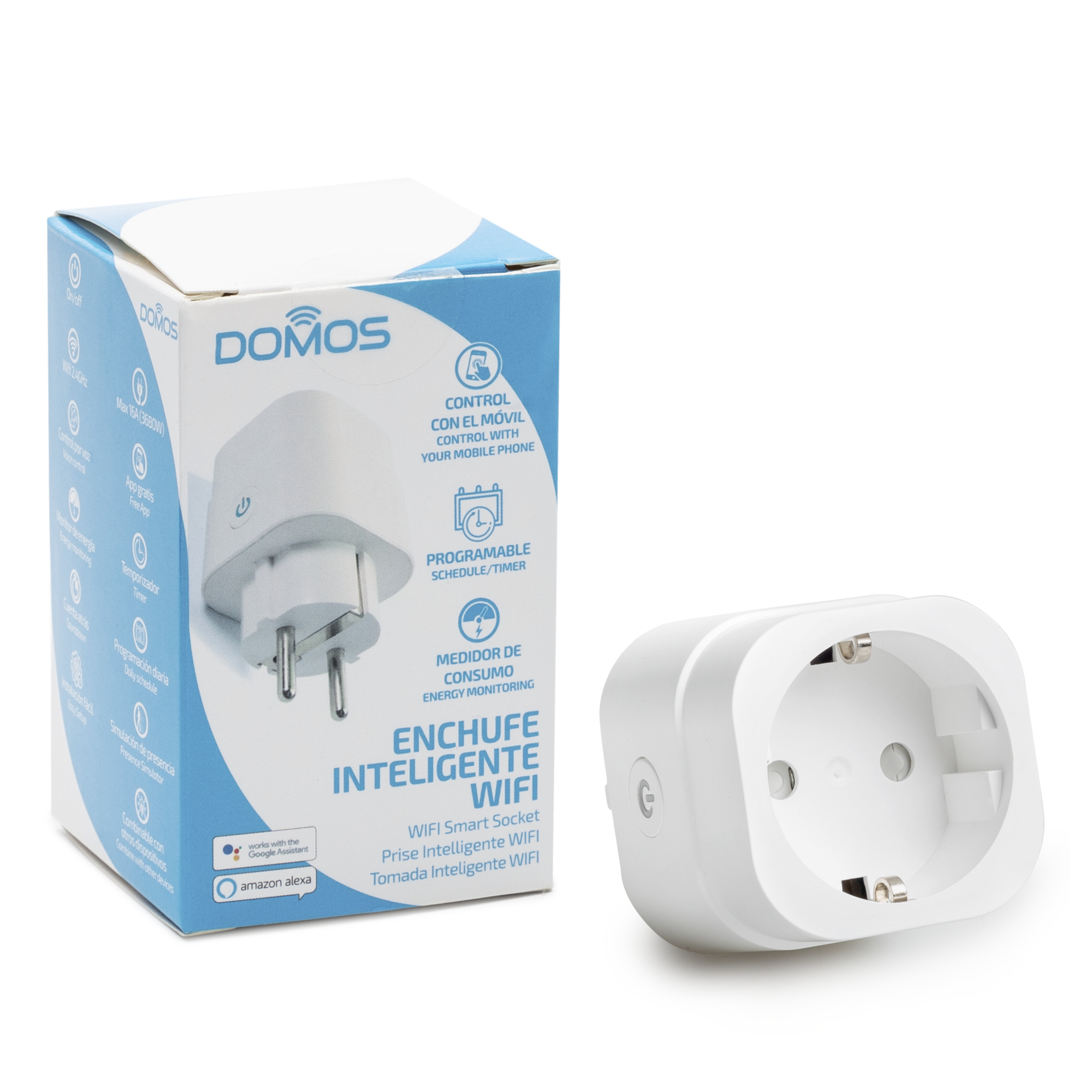 Enchufe inteligente Domos DOML-EI-1 Wifi